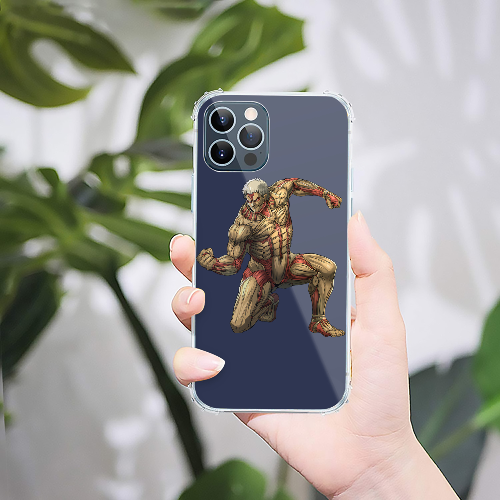 （画像用） 進撃の巨人 Attack on Titan 【iPhone 12シリーズ対応】透明スマホケース（クリアソフトケース）